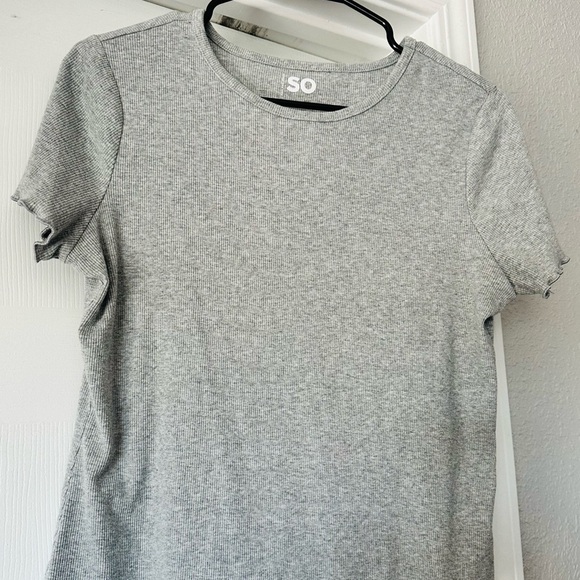 SO Tops - Short Sleeve Gray Tee
